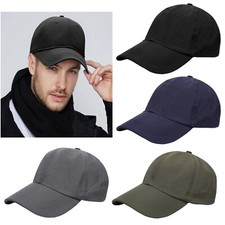 Mens Showerproof Baseball Cap Womens Adjustable Quick Dry 6 Panel Sports Sun Hat