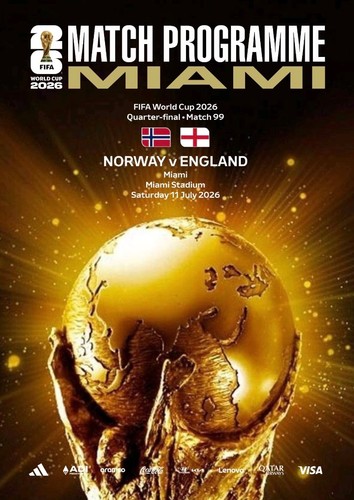Programme norway england - norway, v