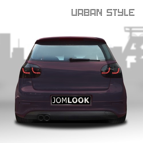 Tail lights set black smoke - lights,