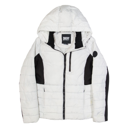 Dkny womens puffer - puffer, white