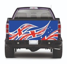 Tailgate truck wrap printed