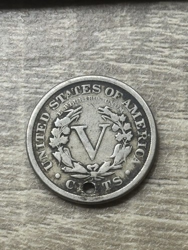 Usa five cents - cents,, liberty