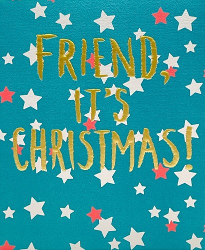 Friend christmas blank - it's,