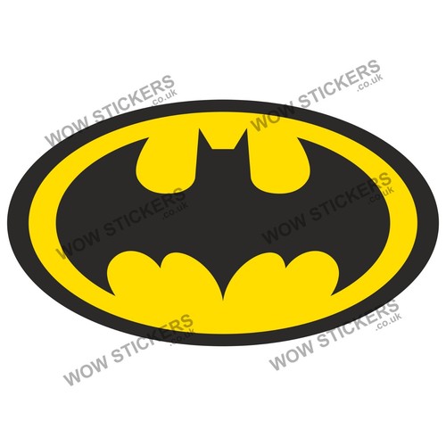 Batman sticker car - window, ice
