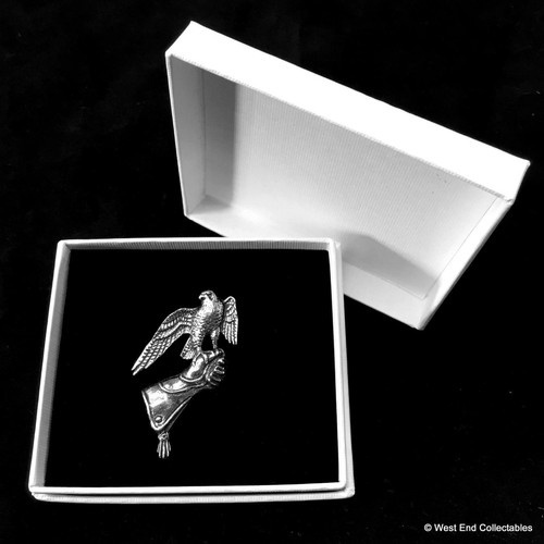Falconry glove gauntlet pewter - falconry,