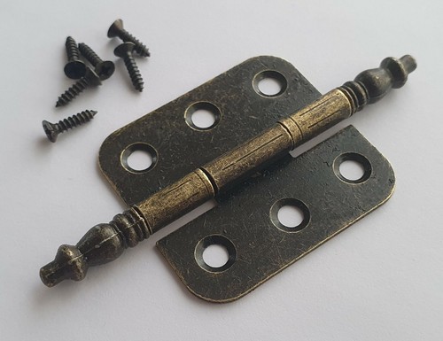 Brown hinges box 34x70mm - 4x,