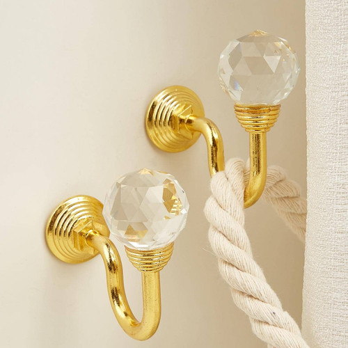 2pcs crystal alloy curtain - crystal,