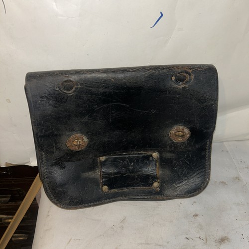 Antique leather milkman bus - antique, milkman's