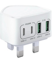 40W USB C Plug Fast Charge, UK