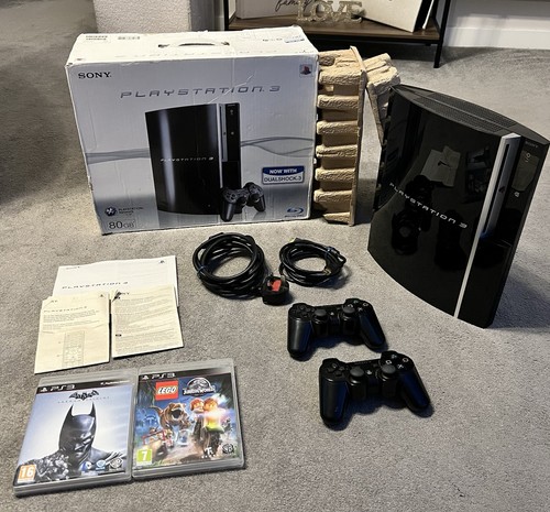 Sony playstation fat black - sony, 3