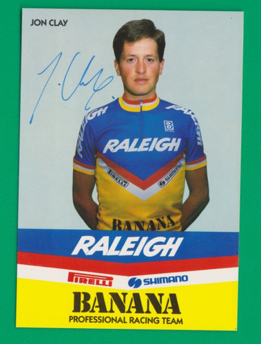 Cycling card jon clay - cycling,