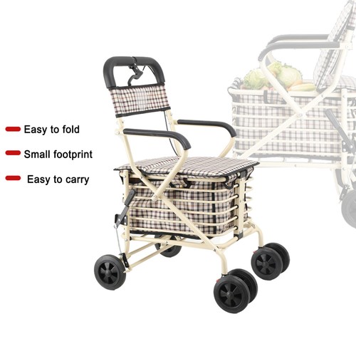 Foldable shopping trolley - shopping, on