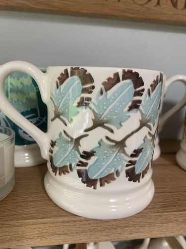 Emma bridgewater blue feather - bridgewater,