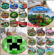 Creeper Steeve 3D Round Floor Rugs Kids Bedroom Decors Carpets Doormat Mats Gift
