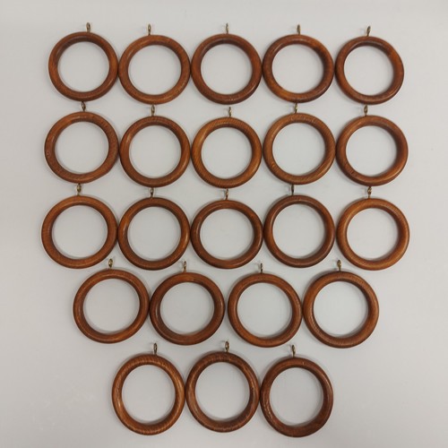 Wooden curtain rings - 22,