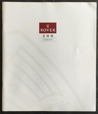 ROVER 200 SERIES LF Car Sales Brochure 1993 #4373 214Si/SLi/GSi 216GTi Cabriolet