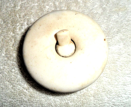 Vintage white bakelite light - white,
