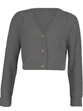 Womens Chunky Cable Knitted