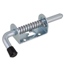 Galvanized iron Barrel Bolt Lock Spring Loaded Latch Locking Door Gate Shed