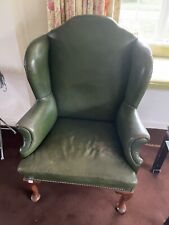 Vintage Leather High Back Chair 