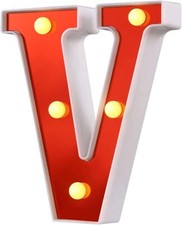 Practical Red Led V Letter