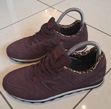 New Balance 996 Black Leopard Print Trainers Size UK 4