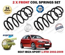 FOR SEAT IBIZA SPORT 1.9 TDI 6L1 2002-11/2009 NEW 2 X FRONT COIL SPRINGS SET