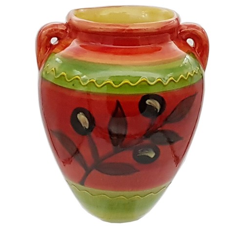 Spanish ceramic hanging urn - ceramic,