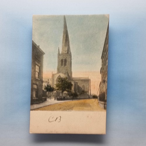 Chesterfield postcard c1905 - postcard,