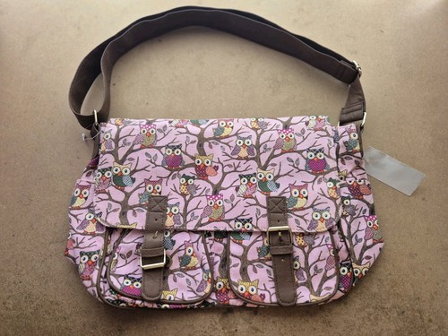 Womens canvas owl print - womens,