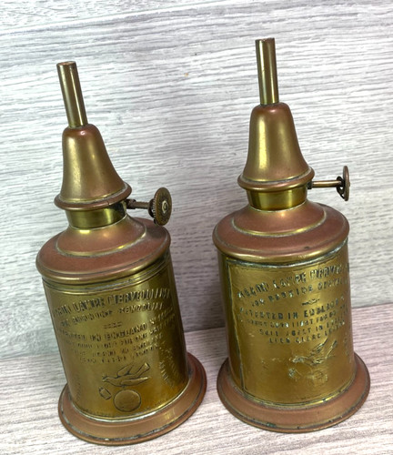 Pair french brass - of,