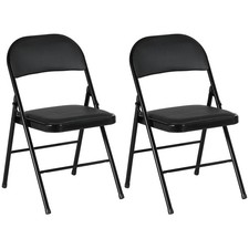 HOMCOM 2 Pack Padded Folding