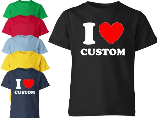 Personalised love shirt i - personalised,