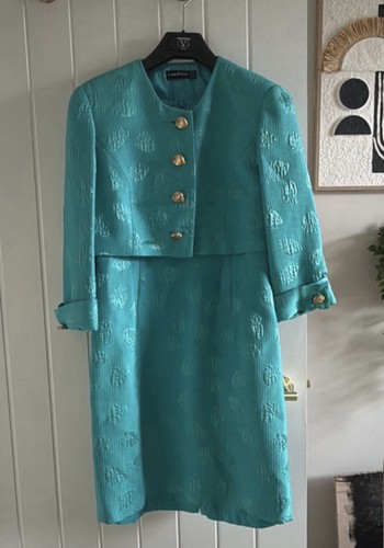 Louis feraud turquoise jacket - turquoise,