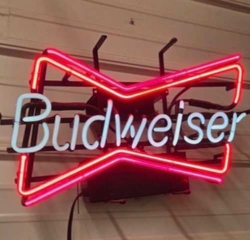 Vintage budweiser flashing - ​vintage,