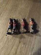 6 VINTAGE ELASTOLIN 85MM