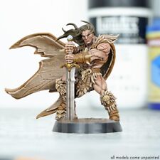 DRAGONPEAK BARBARIAN WARRIOR Fantasy: Artisan Guild, Resin Miniature 28mm 32mm