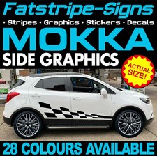 to fit VAUXHALL MOKKA GRAPHICS STICKERS STRIPES DECALS OPEL SUV X TURBO