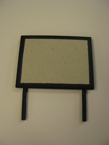 Blank model railway billboard - blank,