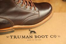 Truman Boot Co Brown Leather Derby Boots Shoes UK 8 US 9 EE EU 42