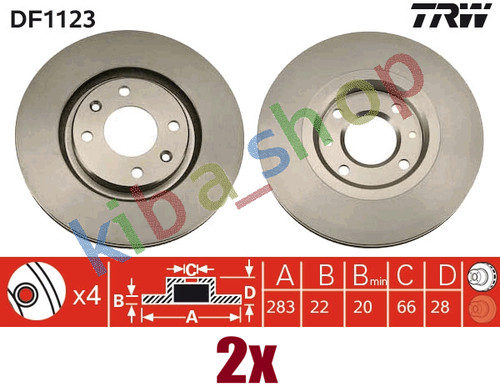 Right left brake disc - or,