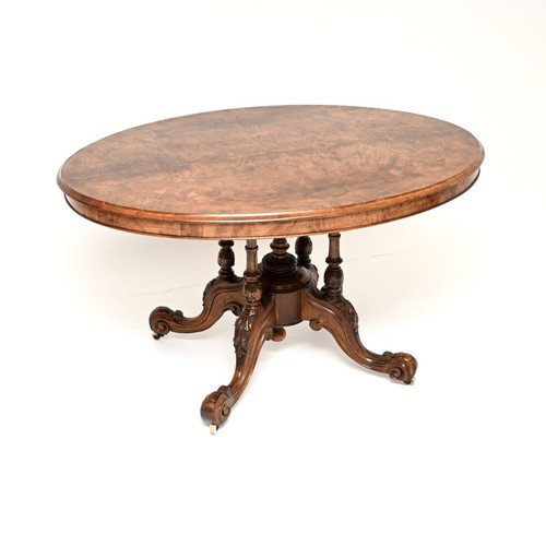 Antique victorian inlaid burr - antique,