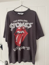 The Rolling Stones Tour 78 T Shirt Women’s Size S Oversized Short Sleeve