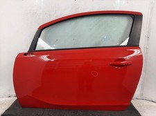 VAUXHALL CORSA MK4 2014-2019 3 Door Hatch RED G0A Front Left Door OEM 13433486