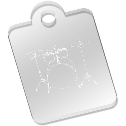 Drum set acrylic - acrylic, keyring