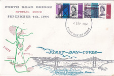 1964 Forth Road Bridge, unaddressed first day cover with Edinburgh FDI postmark