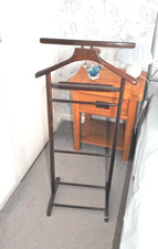 Vintage beechwood gentlemen's valet Dark wood