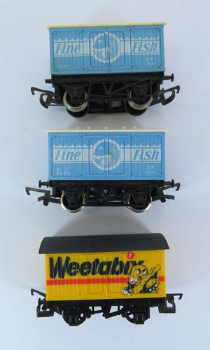 Gauge hornby wagons - 3x,