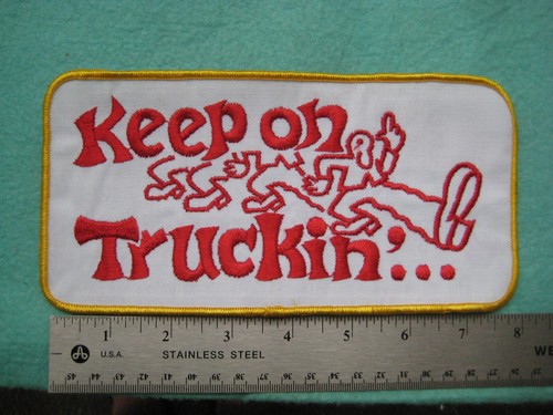 Vintage large keep trucking - large,