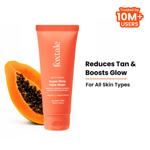 Foxtale super glow face wash - glow,